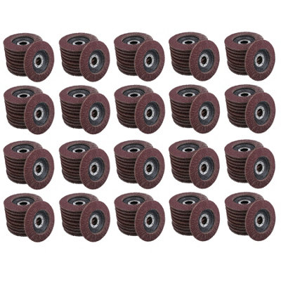 B&Q -  Type 29 Premium Flap Grinding Sanding Discs 80 Flaps 60 Grit Coarse 115mm 200Pk