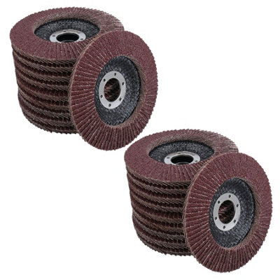 B&Q -  Type 29 Premium Flap Grinding Sanding Discs 80 Flaps 60 Grit Coarse 115mm 20Pk