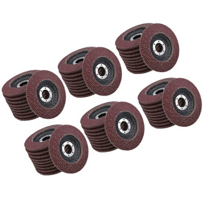 B&Q -  Type 29 Premium Flap Grinding Sanding Discs 80 Flaps 80 Grit Medium 115mm 60Pk