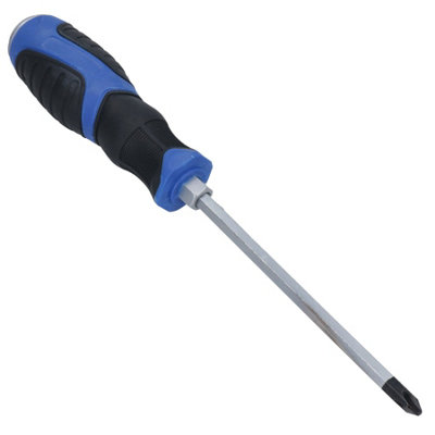 B&Q -  Ph2 X 125mm Phillips Premium Screwdriver Magnetic Hardened Tip + Rubber Grip