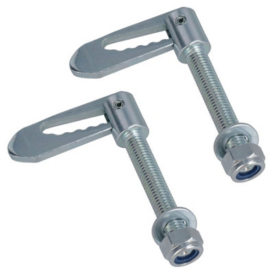 AB Tools Antiluce Drop Catch Anti-Luce Fasteners M12 X 75mm Tail Gate Trailers Gates 2Pc from B&Q