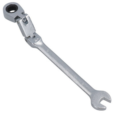 B&Q -  8mm Metric Double Jointed Flexi Ratchet Combination Spanner Wrench 72 Teeth