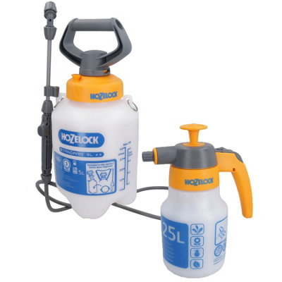 AB Tools Hozelock Pressure Sprayer 5L & 1.25L Spraymist Indoor Garden Greenhouse Plant from B&Q