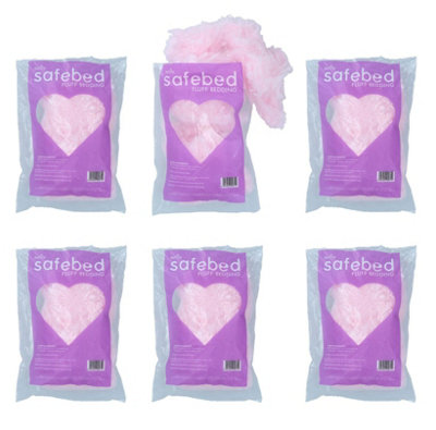AB Tools 6Pk Small Animal Hamster Gerbils Safe Bed Fluff Nesting Bedding(Colour Varies) from B&Q