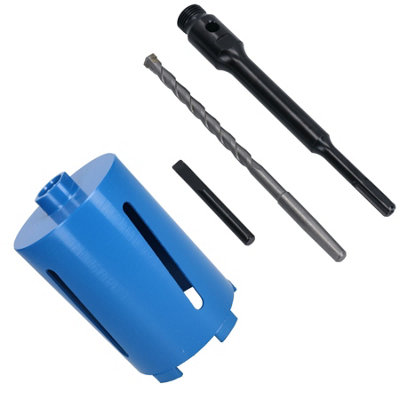 B&Q -  107mm X 150mm Dry Diamond Core Drill Cutter With 1/2In Bsp Sds Arbor Guide