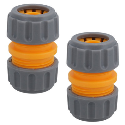 AB Tools Hozelock Hose Pipe Repair Joiner Mender Connector Fitting 12.5mm Female 2Pk from B&Q