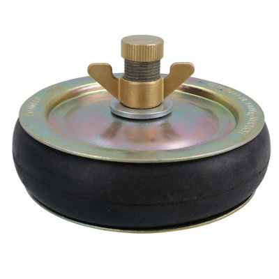 AB Tools Steel Drain Test Pipe Bung / Plug 6" (150mm) Plumbing Stop Tube Blanking Cap from B&Q