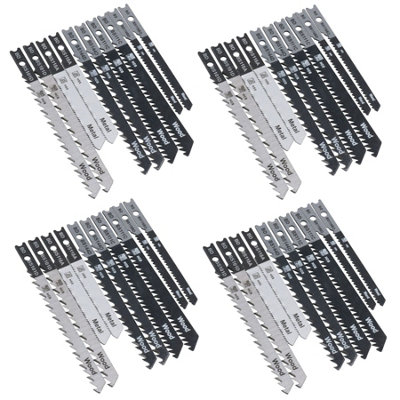 AB Tools Hcs + Hss Jigsaw Blade Set With Universal Fitting Fitment For Wood Steel 40Pc from B&Q