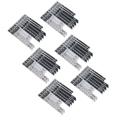 AB Tools Hcs + Hss Jigsaw Blade Set With Universal Fitting Fitment For Wood Steel 60Pc from B&Q