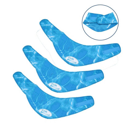 AB Tools 3Pk Chillout Cooling Cool Dog Ice Bandana Heat Relief Small Neck Size 30-36Cm from B&Q