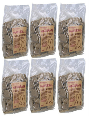B&Q -  6Pk Small Animal Pet Treat Rabbit Guinea Natural Treat Fenugreek Crunchies