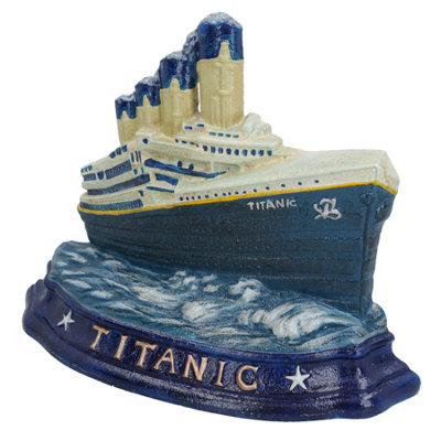 AB Tools Titanic Door Stop Cast Iron Wedge Doorstop House Home Shed Boat Cruise Ship from B&Q