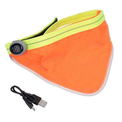 AB Tools M/l Flashing Reflective Dog Bandanna 3 Light Settings For Dog Walking At Night from B&Q