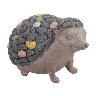 B&Q -  Hedgehog Resin Sculpture Statue House Garden Ornament Figurine Animal Home
