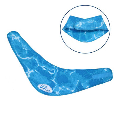 AB Tools Chillout Cooling Cool Dog Ice Bandana Heat Relief Medium Neck Size 38-46Cm from B&Q
