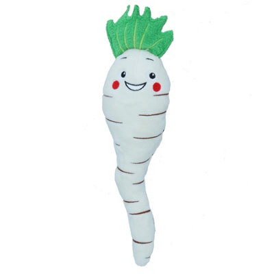 B&Q -  Dog Christmas Gift Party Animal Christmas Parsnip Plush Squeaky Toy Festive Gift
