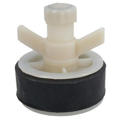 AB Tools Nylon Drain Test Pipe Bung / Plug 3" (75mm) Plumbing Stop Tube Blanking Cap from B&Q