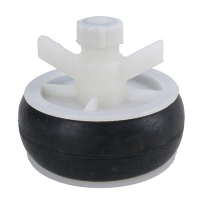 AB Tools Nylon Drain Test Pipe Bung / Plug 4" (100mm) Plumbing Stop Tube Blanking Cap from B&Q