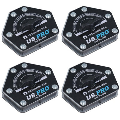 AB Tools 45Lb Switchable On Off Magnetic Magnet Welding Holder Support 6 Angles 4Pc from B&Q