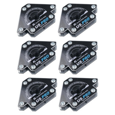 AB Tools 45Lb Switchable On Off Magnetic Magnet Welding Holder Support 3 Angles 6Pc from B&Q