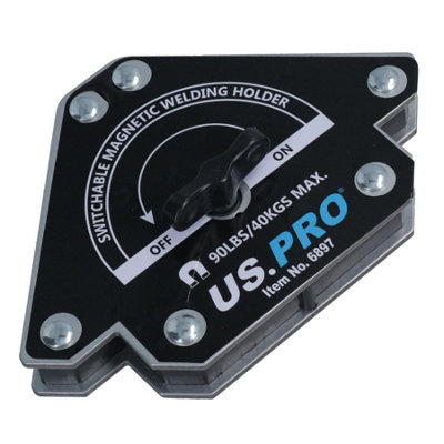 AB Tools 90Lb Switchable On Off Magnetic Magnet Welding Holder Support 3 Angles 1Pc