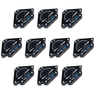 AB Tools 90Lb Switchable On Off Magnetic Magnet Welding Holder Support 3 Angles 10Pc
