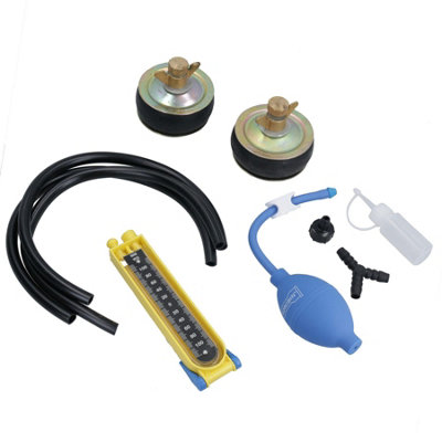 AB Tools Drain Pipe Air Water Pressure Testing Kit Sewer Plumbing Bung Plug Manometer from B&Q