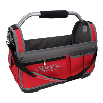 AB Tools 18 Inch Plumbers Tote Tool Storage Holder Carry Bag Solid Handle + Base from B&Q