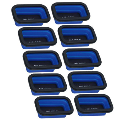 AB Tools Collapsible Magnetic Magnet Parts Tray Storage Holder Container 80 X 135mm 10 Pack from B&Q