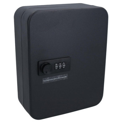 AB Tools Combination Lock Key Storage Cabinet Wall Mounted Safe Security + 20 Tags from B&Q