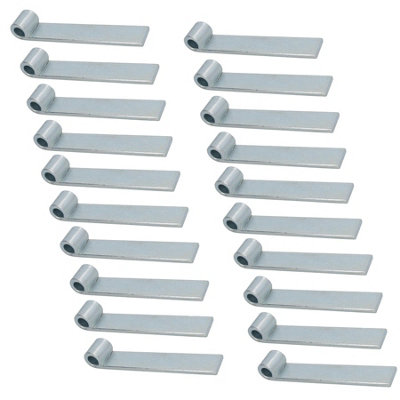 Apollo Slab Tech Hd Strap Tailgate Straight Hinge For 12.5mm Pins 160mm Long Zinc Plated 20Pc from B&Q