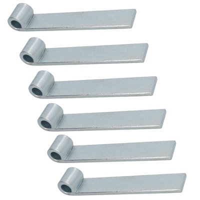 AB Tools Hd Strap Tailgate Straight Hinge For 12.5mm Pins 160mm Long Zinc Plated 6Pc from B&Q