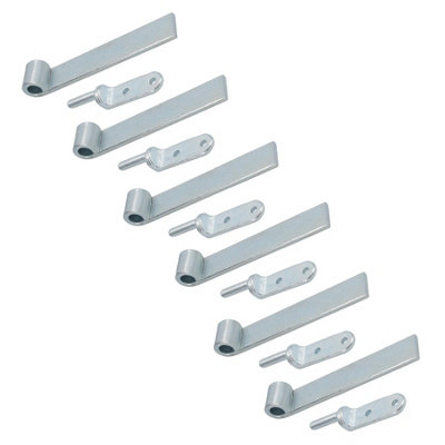 Apollo Slab Tech Hd Strap Tailgate Straight Hinge 160mm Long + 12.5mm Bolt On Gudgeon Pin 6Pk from B&Q