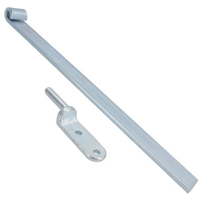 B&Q -  Hd Long Tailgate Straight Hinge 460mm X 40mm + 12.5mm Bolt On Gudgeon Pin 1Pk