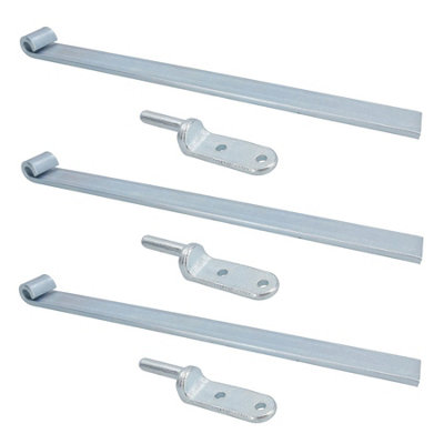 AB Tools Hd Long Tailgate Straight Hinge 460mm X 40mm + 12.5mm Bolt On Gudgeon Pin 3Pk from B&Q