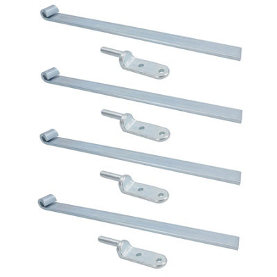 AB Tools Hd Long Tailgate Straight Hinge 460mm X 40mm + 12.5mm Bolt On Gudgeon Pin 4Pk from B&Q