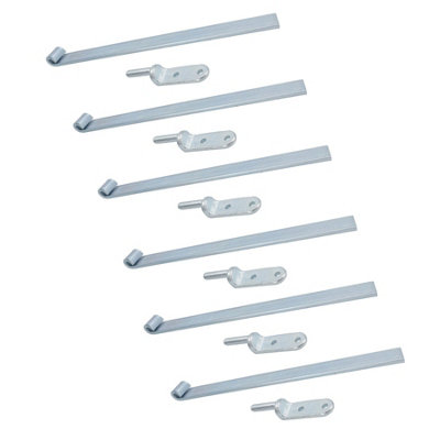 AB Tools Hd Long Tailgate Straight Hinge 460mm X 40mm + 12.5mm Bolt On Gudgeon Pin 6Pk from B&Q