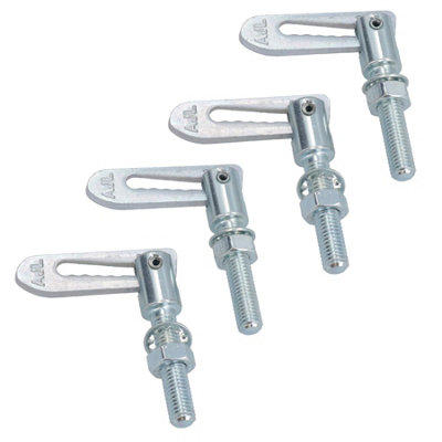 AB Tools Antiluce Drop Catch Anti-Luce Fasteners M8 X 38mm Tail Gate Trailers Gates 4Pc from B&Q
