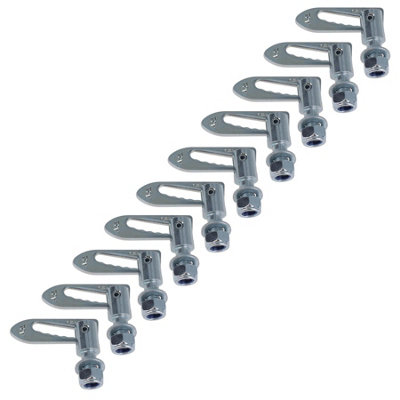 AB Tools M12 Antiluce Drop Catch Anti-Luce Fasteners Tail Gate Trailers Gates Lorries 10Pc from B&Q
