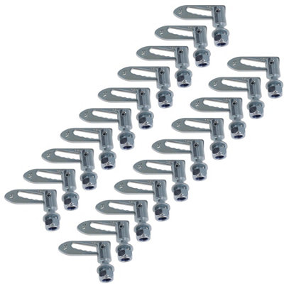 AB Tools M12 Antiluce Drop Catch Anti-Luce Fasteners Tail Gate Trailers Gates Lorries 20Pc from B&Q