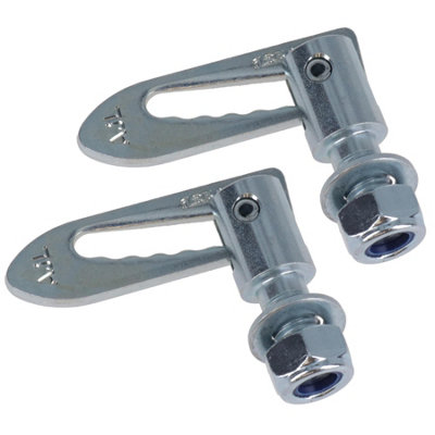 AB Tools M12 Antiluce Drop Catch Anti-Luce Fasteners Tail Gate Trailers Gates Lorries 2Pc from B&Q