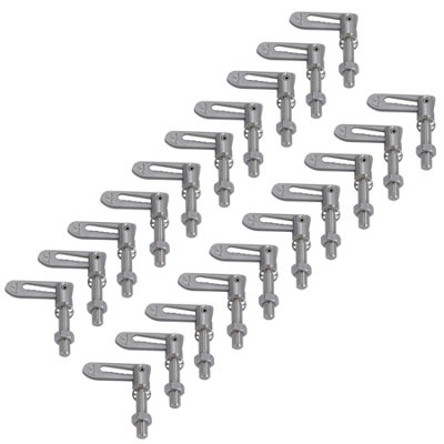 AB Tools M8 Stainless Steel Bolt On Antiluce Fastener 38mm Thread Tailgate Trailer 20Pc from B&Q
