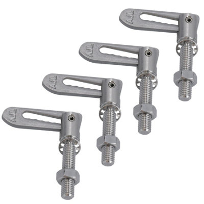 AB Tools M8 Stainless Steel Bolt On Antiluce Fastener 38mm Thread Tailgate Trailer 4Pc from B&Q