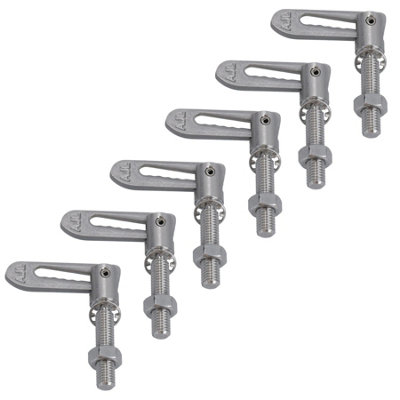 AB Tools M8 Stainless Steel Bolt On Antiluce Fastener 38mm Thread Tailgate Trailer 6Pc from B&Q