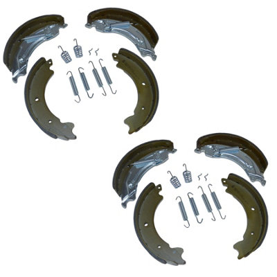 B&Q -  203 X 40mm Knott Type Trailer Brake Shoes For 4 X Brake Drums Twin Axle