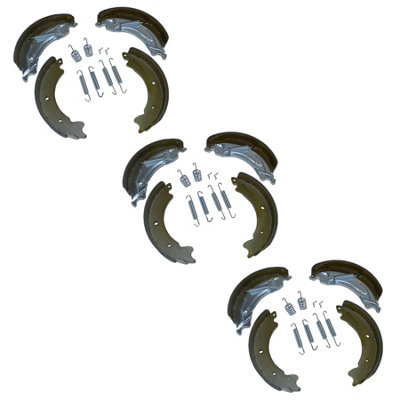 B&Q -  203 X 40mm Knott Type Trailer Brake Shoes For 6 X Brake Drums Triple Axle