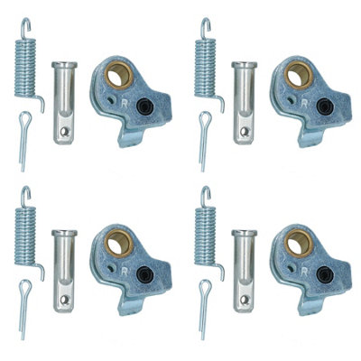 B&Q -  Right Hand Off Side Reverse Lever Kit For Alko Trailer Brakes 2051 2361 4Pc