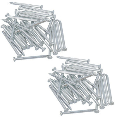 AB Tools 50mm Masonry Hardened Wall Nails Pins For Brick Stone Block Concrete 60Pc from B&Q