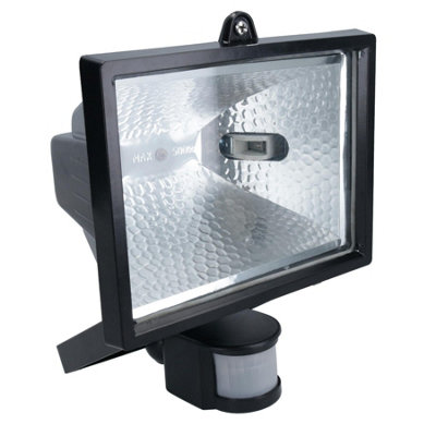 AB Tools 400W Halogen Floodlight With Pir Motion Sensor Security Light Outdoor Garden from B&Q