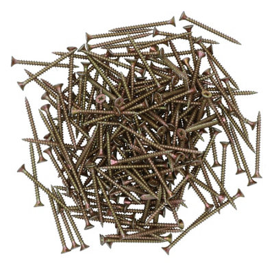AB Tools Wood Screws Multi Purpose Countersunk Fasteners 4.0 X 50mm Pz2 Screw 200Pc from B&Q